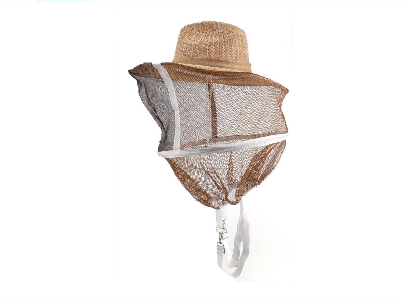 Beekeeping Veil Hat with Breathable Mesh – Full Face & Neck Protection